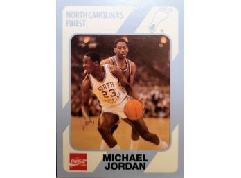 1989 Collegiate Collection North Carolina Michael Jordan #17 COCA-COLA