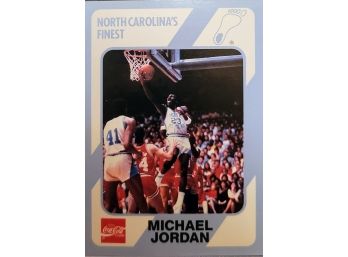 1989 Collegiate Collection North Carolina Michael Jordan #14 COCA-COLA