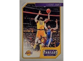 LeBron James 2019-20 Panini Threads No. 86