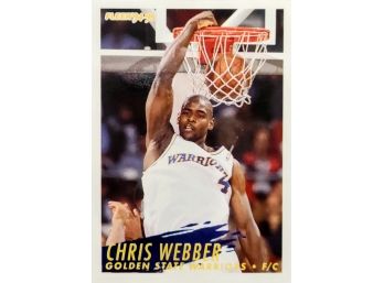 1994/95 Fleer Basketball Card #78 Chris Webber Golden State Warriors NM/MT-MT