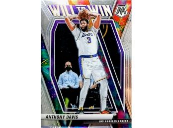 2020-21 Panini Mosaic Will To Win Anthony Davis Los Angeles Lakers #20