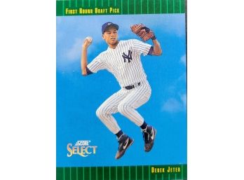 Derek Jeter First Round Draft Pick Collectible Baseball Card - 1992 Score Select Baseball Card #360 (New York