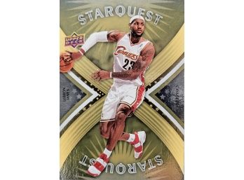 Lebron James Gold Ultra Rare 2008-09 Upper Deck Basketball Starquest...Mint/NM