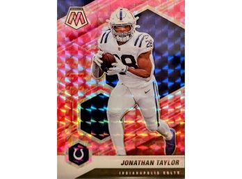 2021 Mosaic Jonathan Taylor Pink Prizm # 96