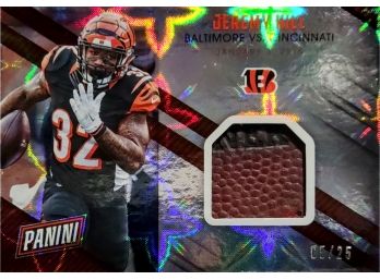 2016 Panini Day Game Dated Materials Cracked Ice /25 Jeremy Hill #9