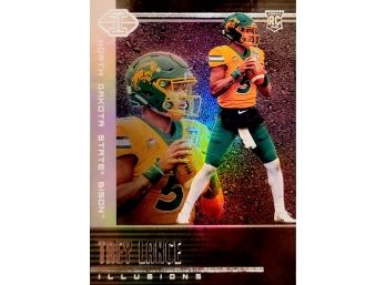 Trey Lance 2021 Panini Chronicles Illusions Draft Picks RC Bronze Foil No.103