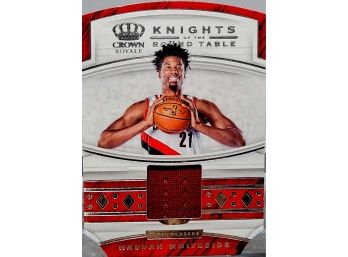 2019-20 Panini Crown Royale Knights Of The Round Table Hassan Whiteside #KT-HW