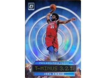 2019-20 Panini Donruss Optic T-MINUS 3 2 1 #1 JOEL EMBIID Philadelphia 76ers