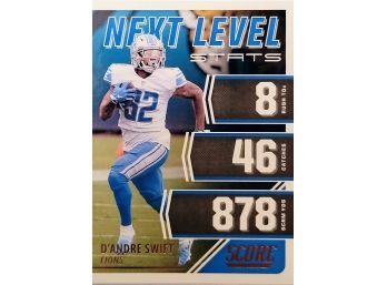 2021 Score D'ANDRE SWIFT NEXT LEVEL STATS Detroit Lions