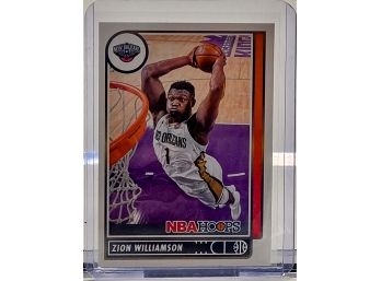 2021-22 Panini NBA Hoops #84 Zion Williamson New Orleans Pelicans Official NBA Basketball Card