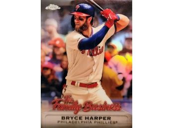 2019 Topps Update BRYCE HARPER The Family Business Insert Phillies #FB-14