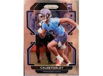 2021 Panini Prizm NFL Football Caleb Farley #375 Base Rookie RC Titans