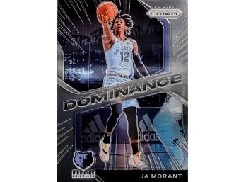 2020-21 NBA Panini Prizm Basketball Ja Morant Dominance Insert #4 Grizzlies