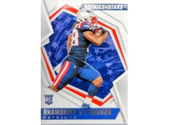 2021 Panini Rookies & Stars Rhamondre Stevenson RC New England Patriots #137