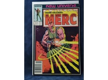 Mark Hazzard: Merc #1 (Marvel/New Universe, Nov., 1986, Newstand)