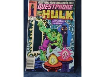 QUESTPROBE #1 FIRST ISSUE! Featuring The Hulk - 1984 MARVEL COMICS - High Grade!