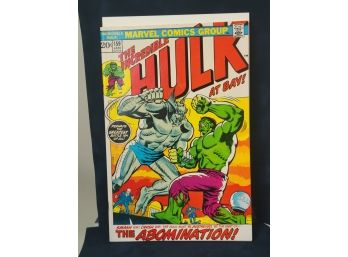 THE INCREDIBLE HULK #159 January 1973 Abomination Avengers