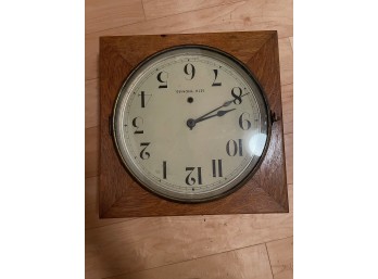 Beautiful Seth Thomas Wood Framed Clock