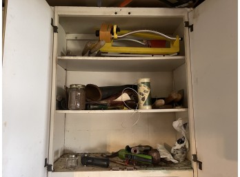 Cabinet Lot - Random Hardware, Chemicals, Etc. Untouched For Almost 20 Years So Anything Is Possible!