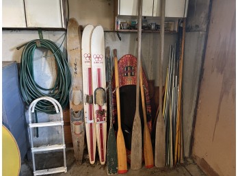 Oars, Skis, Poles, Nets And More! Great Random Garage Lot!