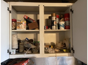 Cabinet Lot - Random Hardware, Chemicals, Etc. Untouched For Almost 20 Years So Anything Is Possible!