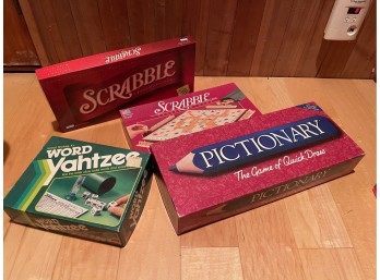 Vintage Game Lot Including Pictionary