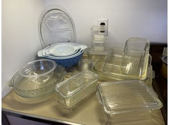 Lot Of Random Pyrex Bakeware And Dishware