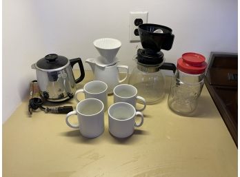 Lot Of Coffee Related Items