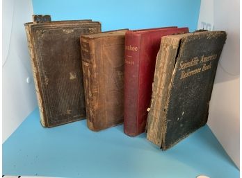 Set Of Four Antique Books