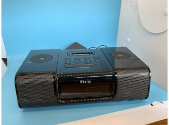 Like New Ihome Model IP9 Clock Radio & Audio System For Iphone And Ipad