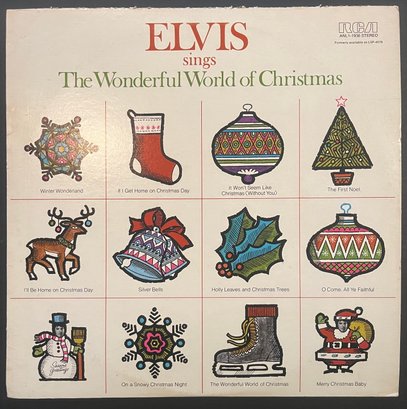 Elvis Presley Sings The Wonderful World Of Christmas / ANL1-1936 / LP Record