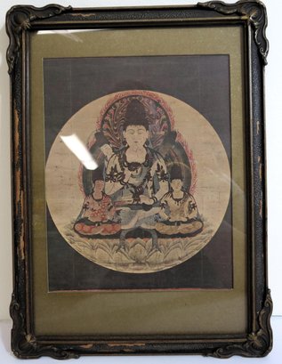 The Secret Five Bodhisattvas (Gohimitsu Bosatsu) Antique Print