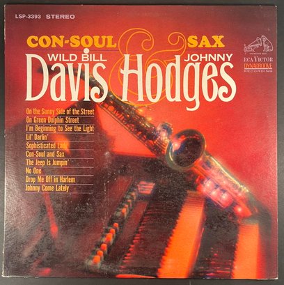 Wild Bill Davis Johnny Hodges Con-Soul & Sax / LSP-3393 / LP Record