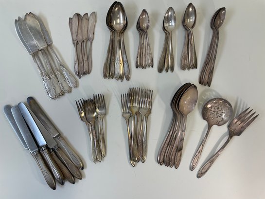 Collection Of Assorted Silverplate Flatware/Silverplate