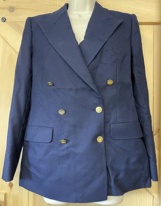 Vintage Navy Blue BURBERRY Sports Jacket