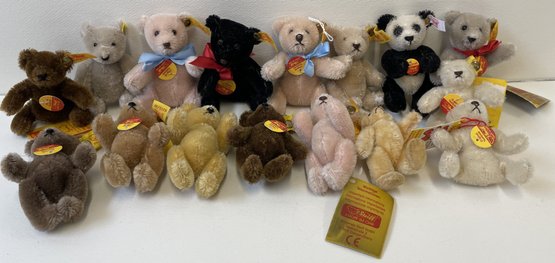 (16) Small STEIFF Teddy Bears