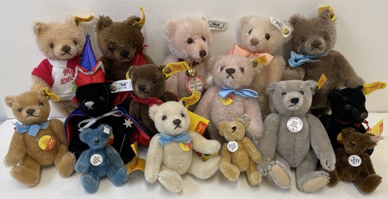 Collection Of Assorted STEIFF Teddy Bears Lot #5