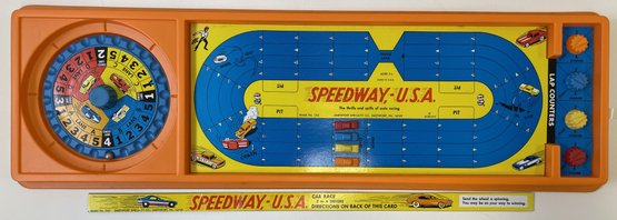 1974 SPEEDWAY U.S.A. Car Racing Game-Model 343