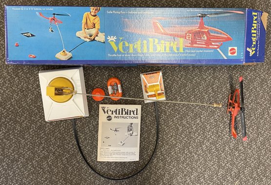 1971 Vintage VERTIBIRD Helicopter In Original Box