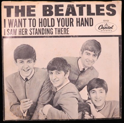 The Beatles I Saw Her Standing There / I Want To Hold Your Hand 7' Picture Sleeve