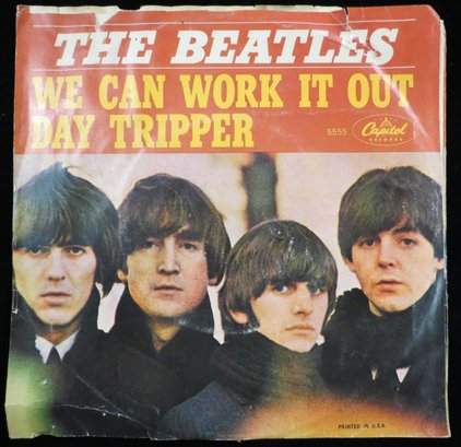 The Beatles We Can Work It Out / Day Tripper On 7' Picture Sleeve
