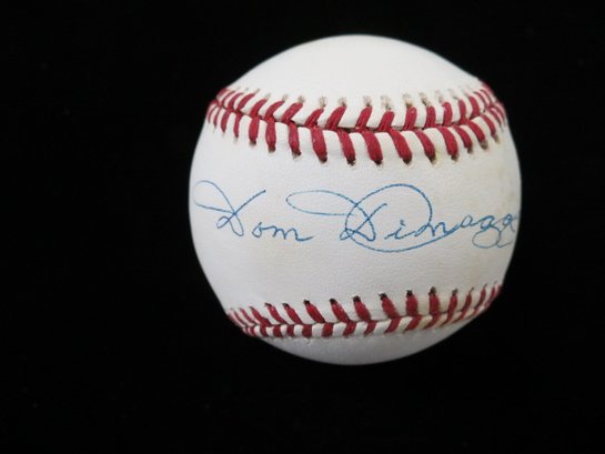 Dom Dimaggio (D. 2009) Single Signed Red Sox Baseball