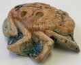 WELLER Pottery Flower Frog In Shape Of Crab