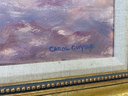 CAROL GWYNNE After Glow Cape Cod Artist Oil On Canvas Painting