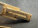 Vintage 14K Gold And Old Mine Cut Diamonds Cufflinks 15.7 Grams