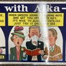 1939 Double Sided Alka-Seltzer Advertisement Poster - 42' Long