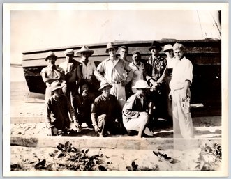 1940 Devils Island Escaped Convicts News Service Photo - Type 1