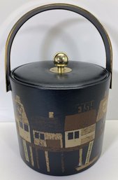 Vintage COUROC Ice Bucket With Mid Century Design