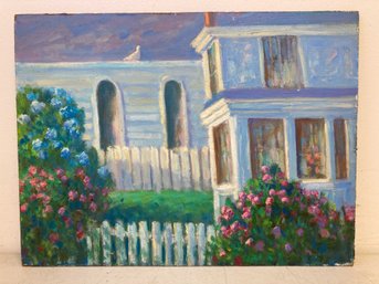 Douglas Turner Oil On Board Painting Chatham Cape Cod Artist