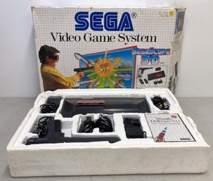 Vintage SEGA Video Game System In Original Box